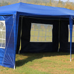 3x6m Gazebo Outdoor Marquee Tent Canopy Blue