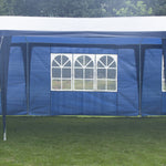 3x9m Wedding Outdoor Gazebo Marquee Tent Canopy Blue