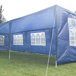 3x9m Wedding Outdoor Gazebo Marquee Tent Canopy Blue