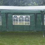 3x9m Wedding Outdoor Gazebo Marquee Tent Canopy Green