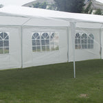 3x9m Wedding Outdoor Gazebo Marquee Tent Canopy White