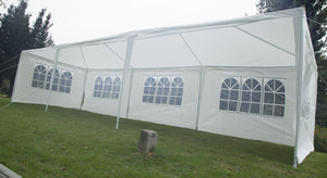 3x9m Wedding Outdoor Gazebo Marquee Tent Canopy White