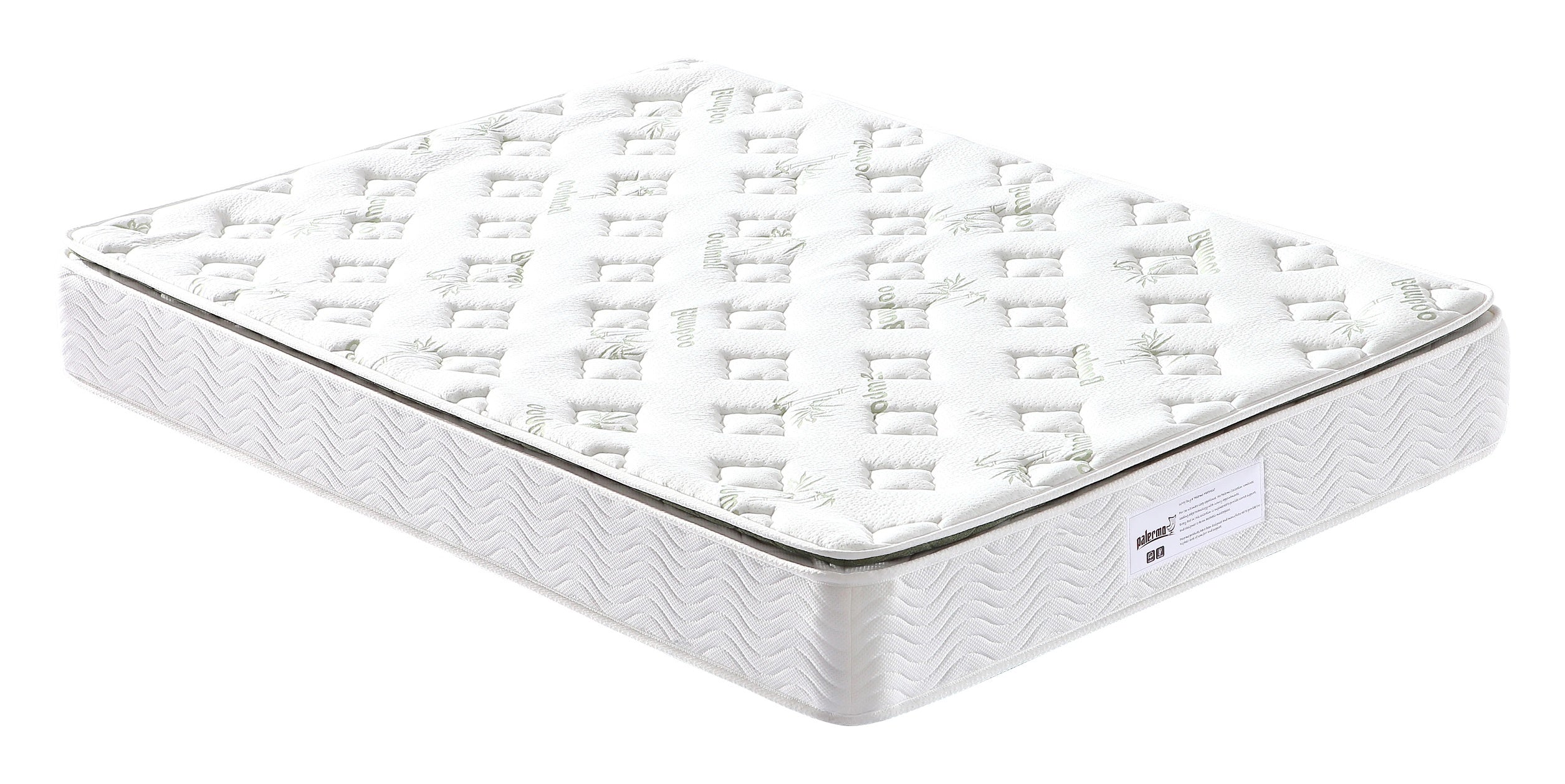 Palermo Double Luxury Latex Pillow Top Topper Spring Mattress