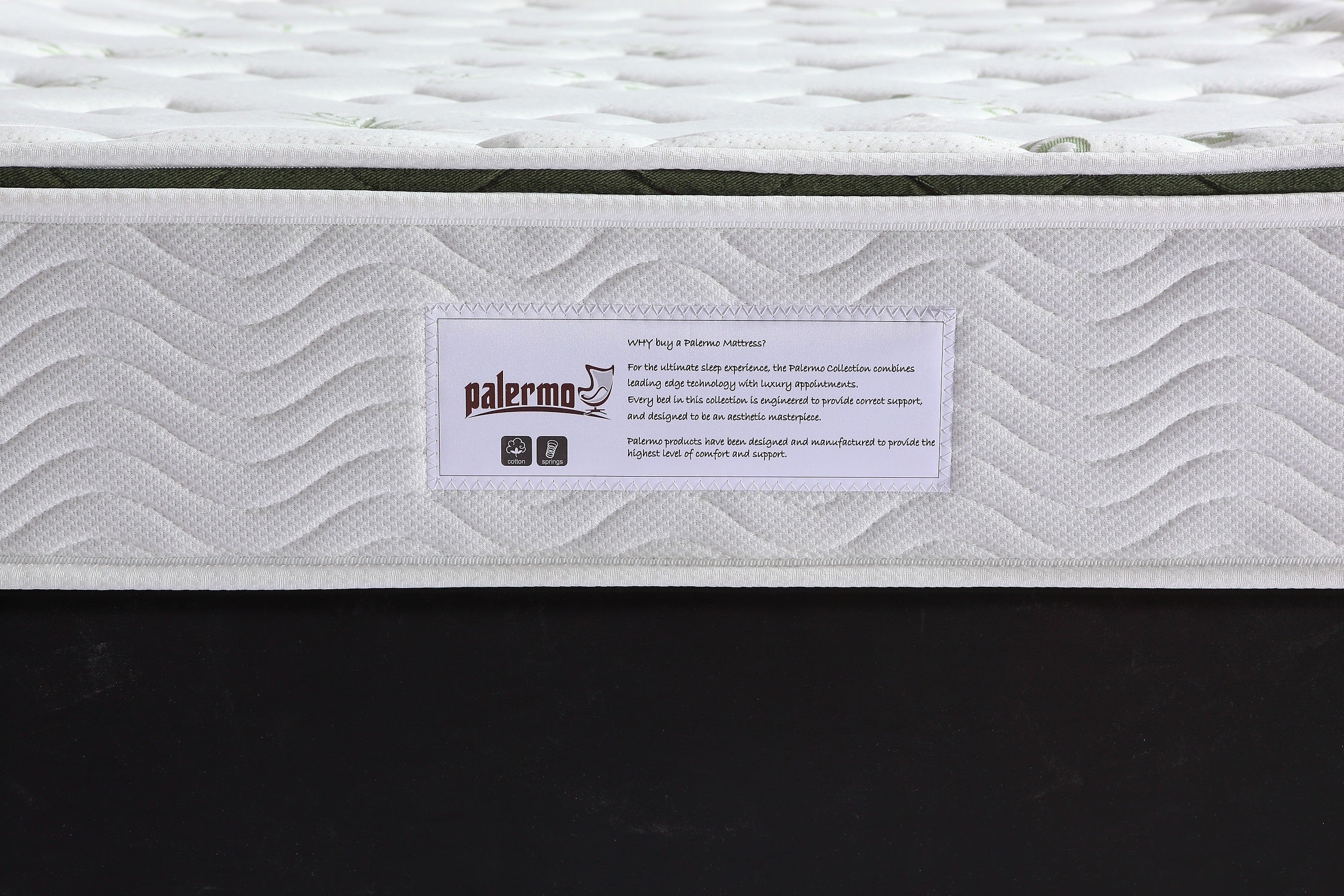 Palermo Double Luxury Latex Pillow Top Topper Spring Mattress