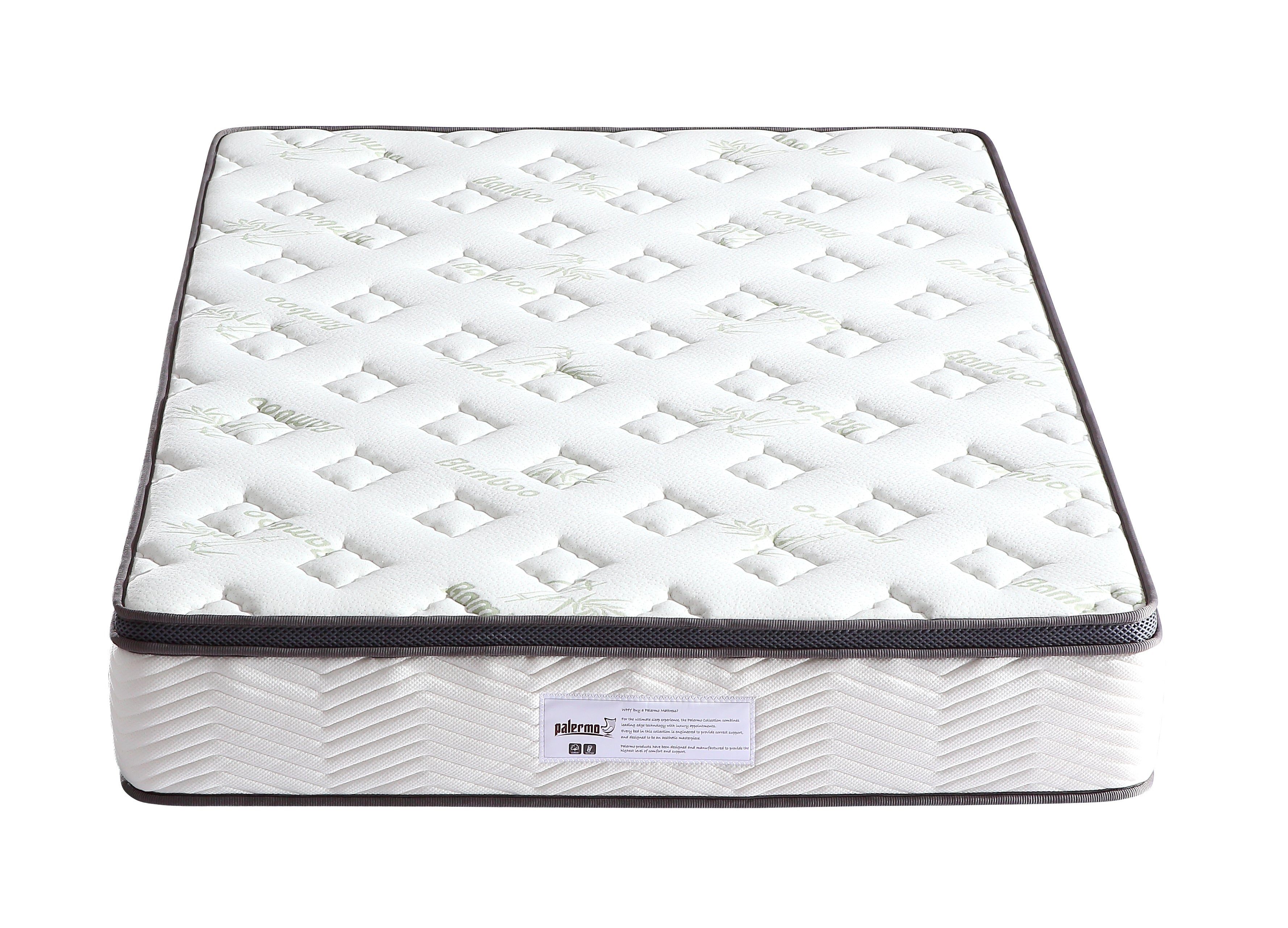 Palermo Double Mattress EuroTop with Latex Pocket Spring