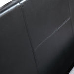 King Single PU Leather Bed Frame Black