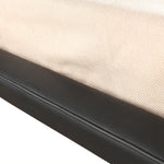 King PU Leather Deluxe Bed Frame Black
