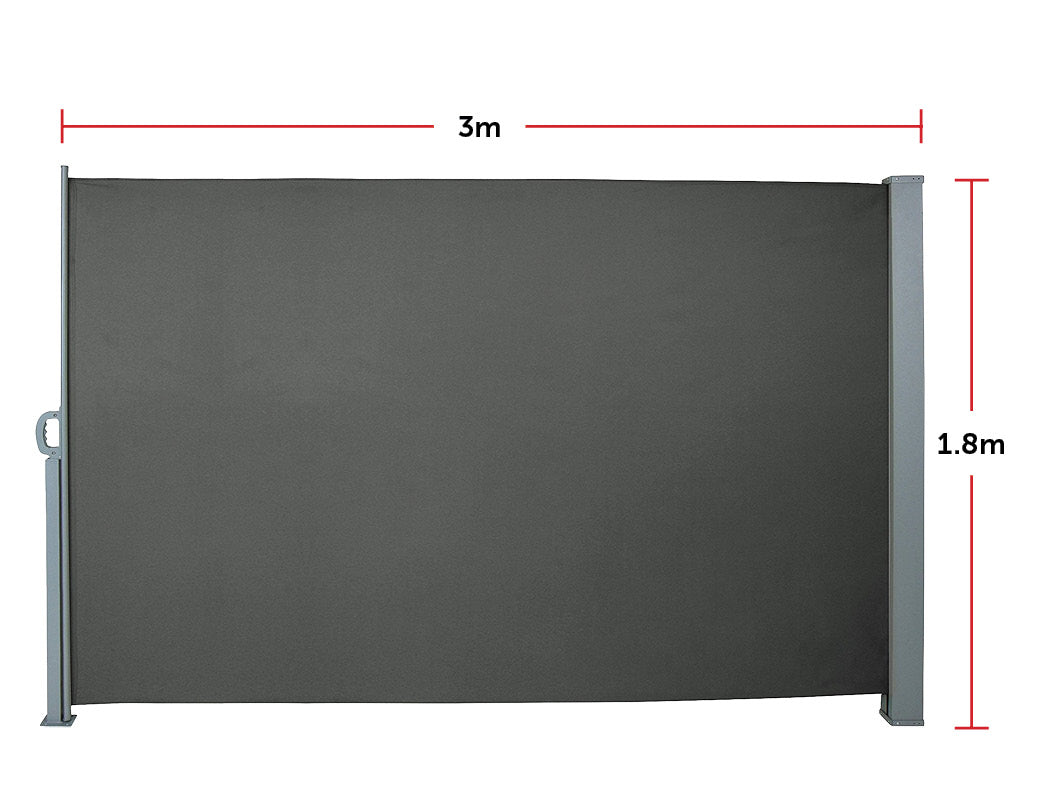 1.8X3M Retractable Side Awning Shade