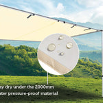 1.4m x 2m Car Side Awning Roof