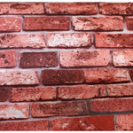 10m 3D Red Brick Print Theme Wallpaper