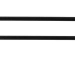 Single Classic Towel Bar Rail Bathroom Electroplated Matte Black Finish
