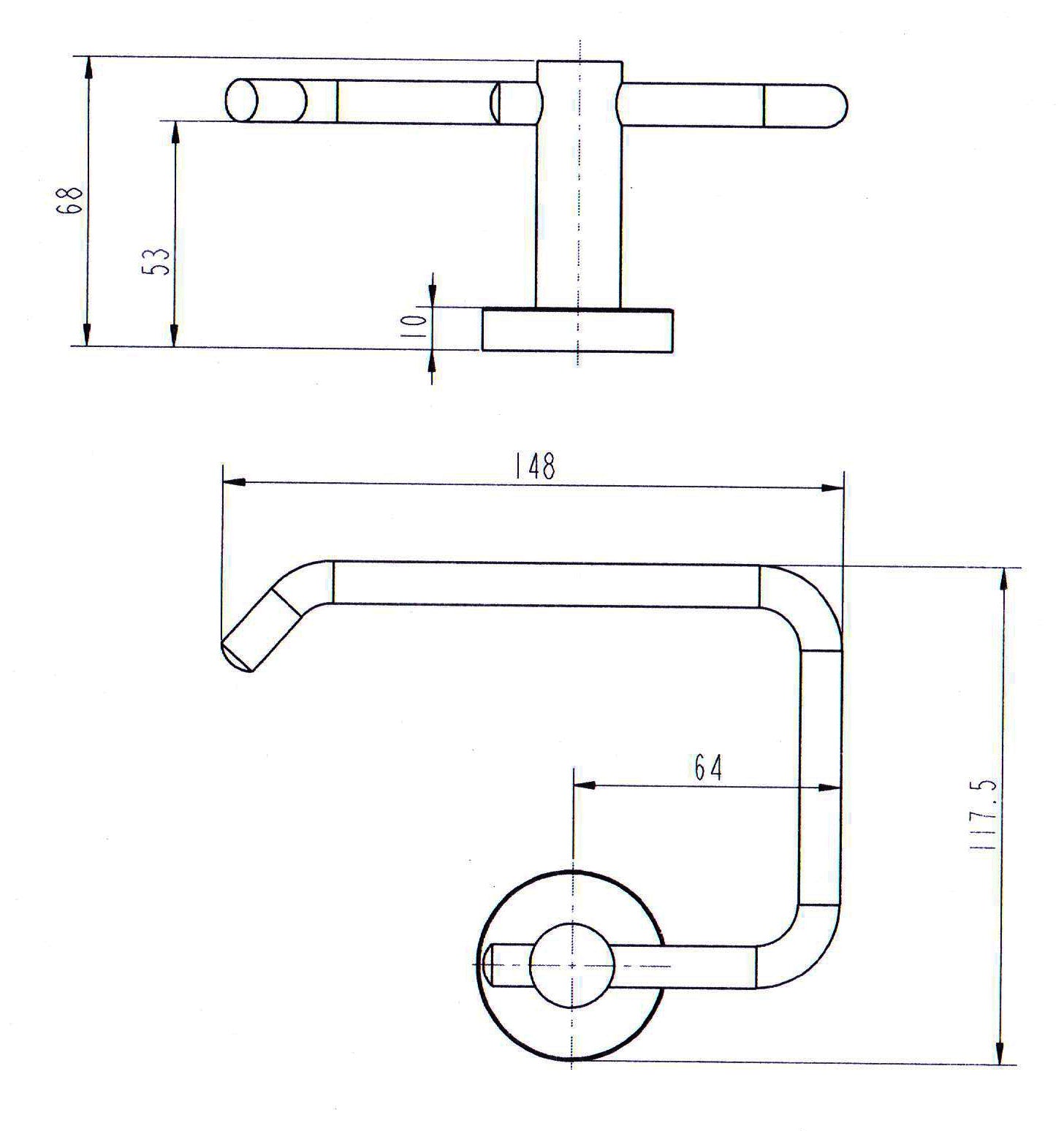 Classic Toilet Paper Holder Electroplated Matte Black Finish