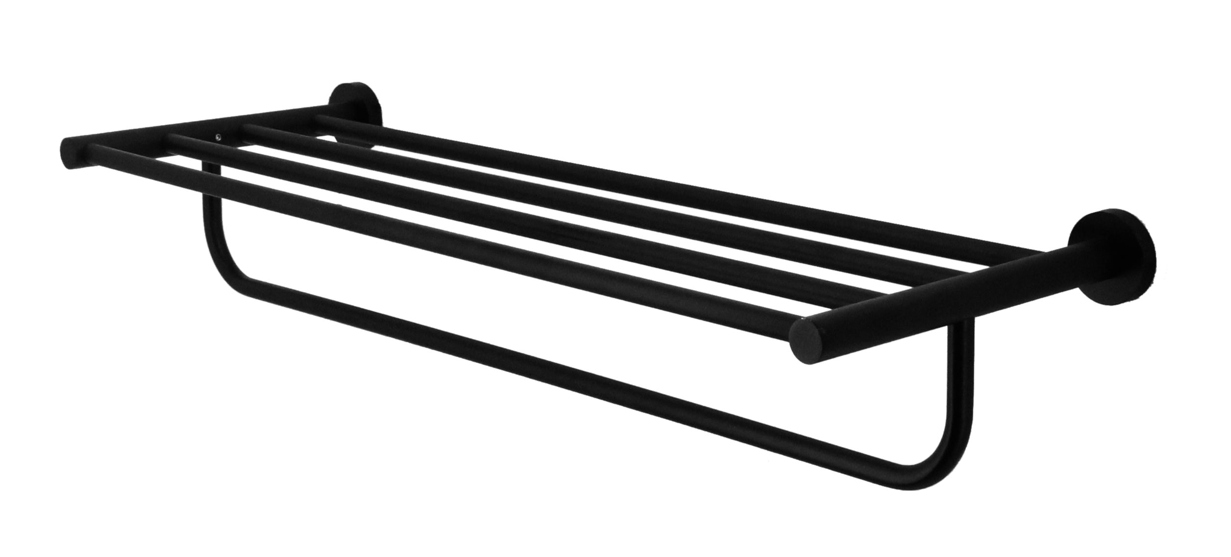 Classic Towel Bar Rail Bathroom Electroplated Matte Black Finish