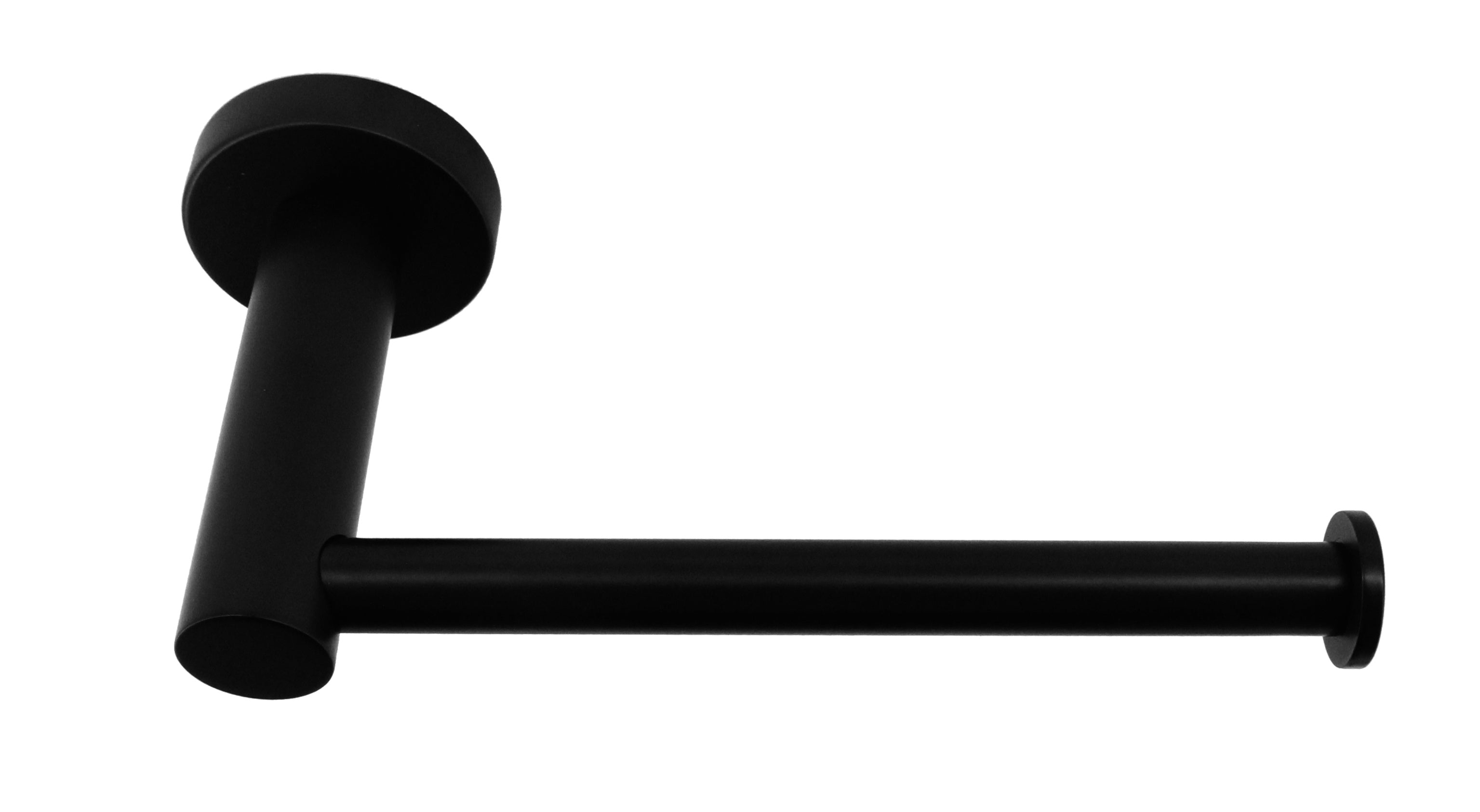 Classic Toilet Paper Holder Bathroom Electroplated Matte Black Finish