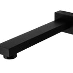 200mm Bath Safety Spout Electroplated Matte Black Finish