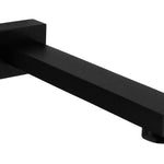 200mm Bath Safety Spout Electroplated Matte Black Finish