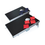 Bean Bag Toss Cornhole Game Set Aluminium Frame Portable Design