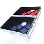 Bean Bag Toss Cornhole Game Set Aluminium Frame Portable Design