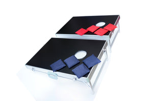 Bean Bag Toss Cornhole Game Set Aluminium Frame Portable Design