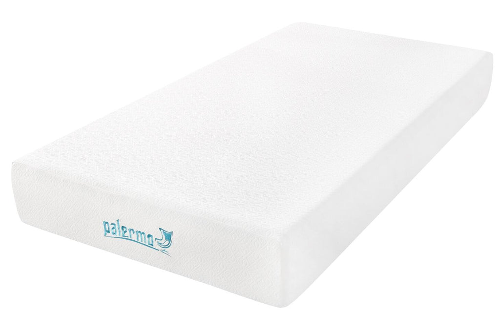 Palermo King Single 25cm Gel Memory Foam Mattress - Dual-Layered - CertiPUR-US Certified