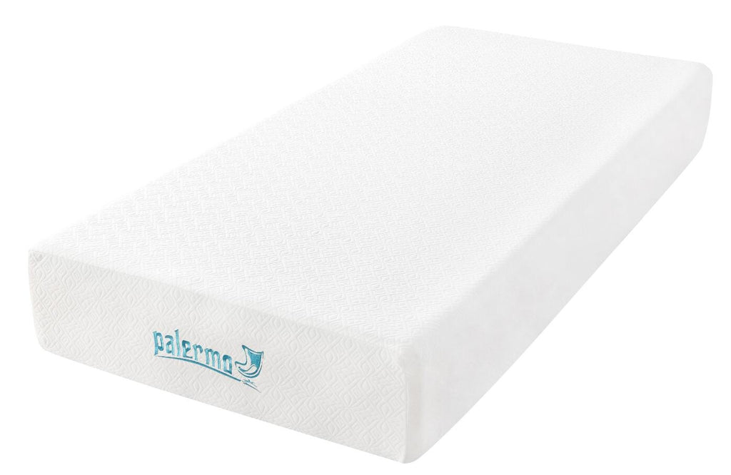 Palermo Single 25cm Gel Memory Foam Mattress - Dual-Layered - CertiPUR-US Certified