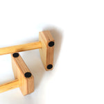 Wooden Parallette Bars Push Up & Dip Workouts