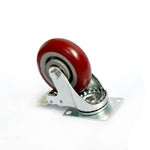4 x 4" Heavy Duty PU Swivel Castor Wheels With Brake