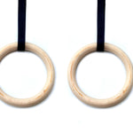 32mm Wooden Gymnastic Rings Olympic Gym Rings Strength Training