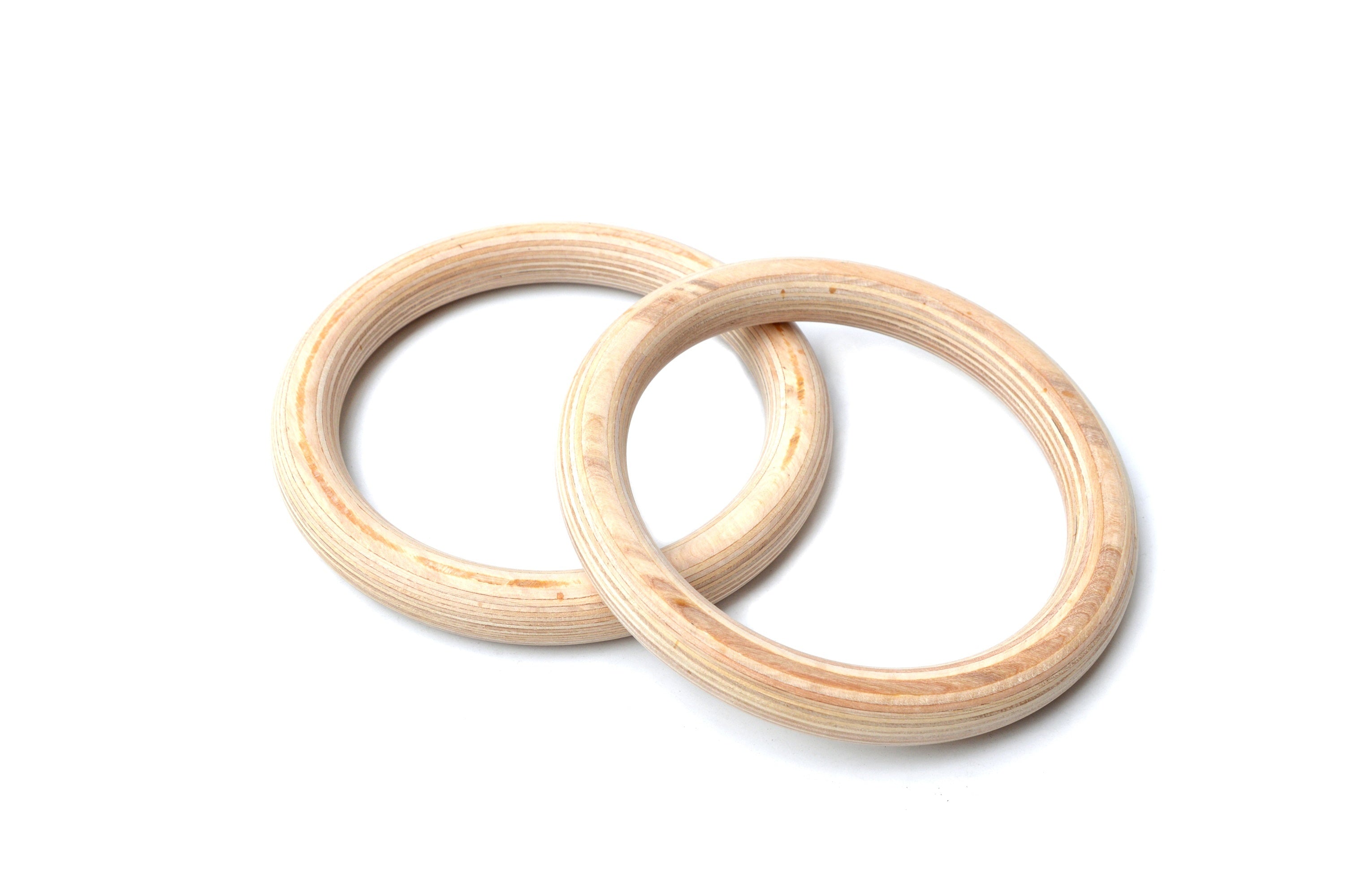 32mm Wooden Gymnastic Rings Olympic Gym Rings Strength Training