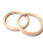 32mm Wooden Gymnastic Rings Olympic Gym Rings Strength Training