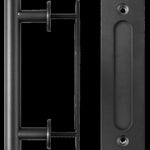 Carbon Steel Door Handle & Flush Pull Wood Door Gate Hardware 12"