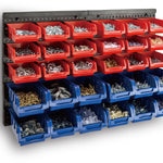 30 Bin Wall Mounted Rack Storage Organiser