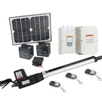 500KG 10W Solar Single Swing Auto Motor Remote Gate Opener
