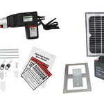 500KG 10W Solar Single Swing Auto Motor Remote Gate Opener
