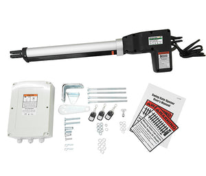 500KG 10W Solar Single Swing Auto Motor Remote Gate Opener