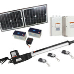 500KG 20W Solar Single Swing Auto Motor Remote Gate Opener