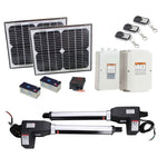 1000KG 20W Solar Double Swing Auto Motor Remote Gate Opener