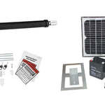 500KG 10W Solar Single Swing Auto Motor Remote Gate Opener