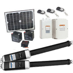 1000KG 10W Solar Double Swing Auto Motor Remote Gate Opener