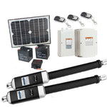 1200KG 10W Solar Double Swing Auto Motor Remote Gate Opener