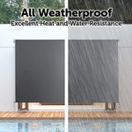 Retractable Straight Drop Roll Down Awning Garden Patio Screen 3.0X2.5M