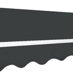 Outdoor Folding Arm Awning Retractable Sunshade Canopy Grey 5.0m x 2.5m