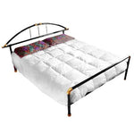 King Single Quilt - 100% White Duck Feather