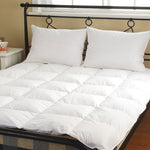 King Single Quilt - 100% White Duck Feather