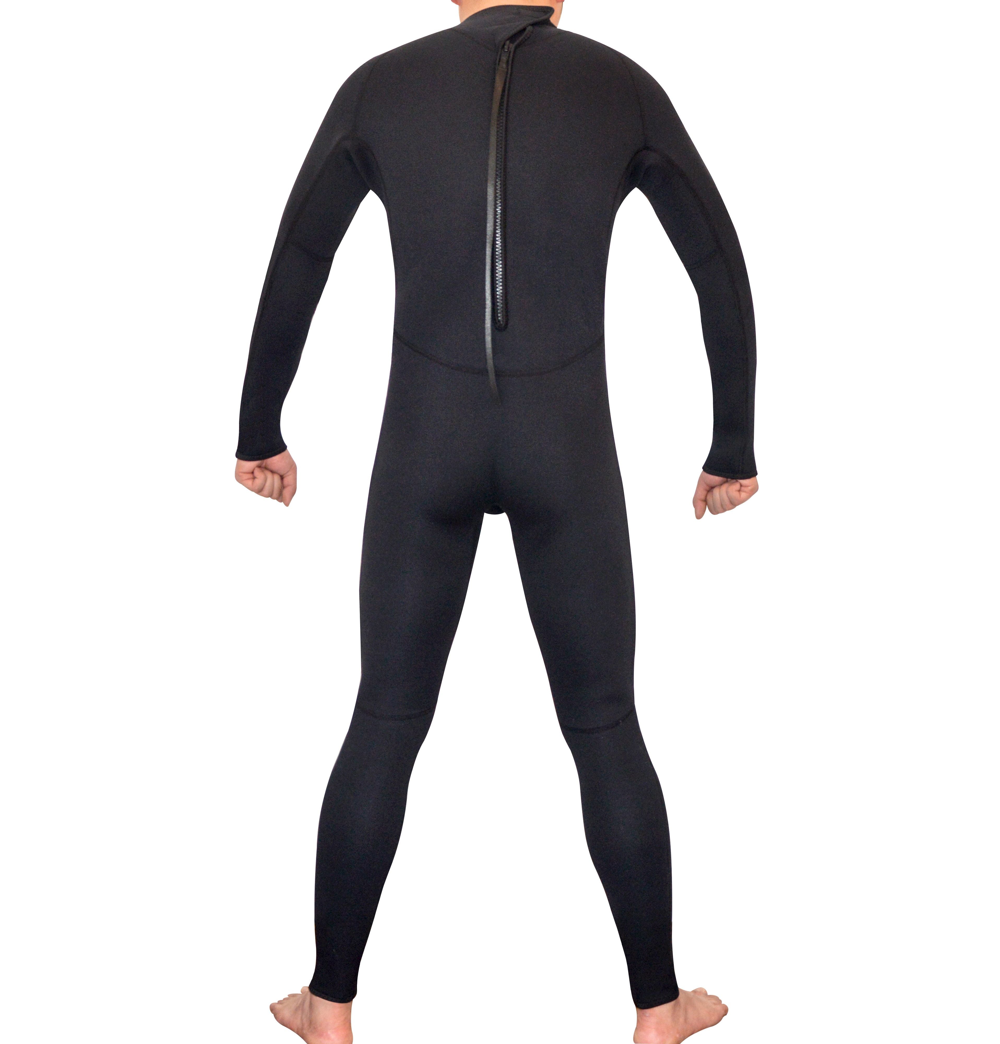 Mens Steamer Wetsuit Long Sleeve/Leg 3mm Neoprene Wet Suit - Extra Large