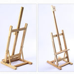 Tabletop Easel Wood Studio H-Frame Artist Art Display Painting Shop Tripod Stand Wedding