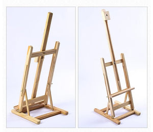 Tabletop Easel Wood Studio H-Frame Artist Art Display Painting Shop Tripod Stand Wedding