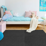 5m2 Box of Premium Carpet Tiles Commercial Domestic Office Heavy Use Flooring Black