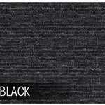 5m2 Box of Premium Carpet Tiles Commercial Domestic Office Heavy Use Flooring Black