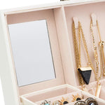 Jewellery Storage Box Girls Rings Necklaces Display Organiser Storage Case